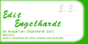 edit engelhardt business card